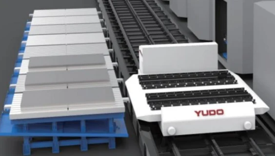 série FMS - Robot de Carga e Descarga para CNC